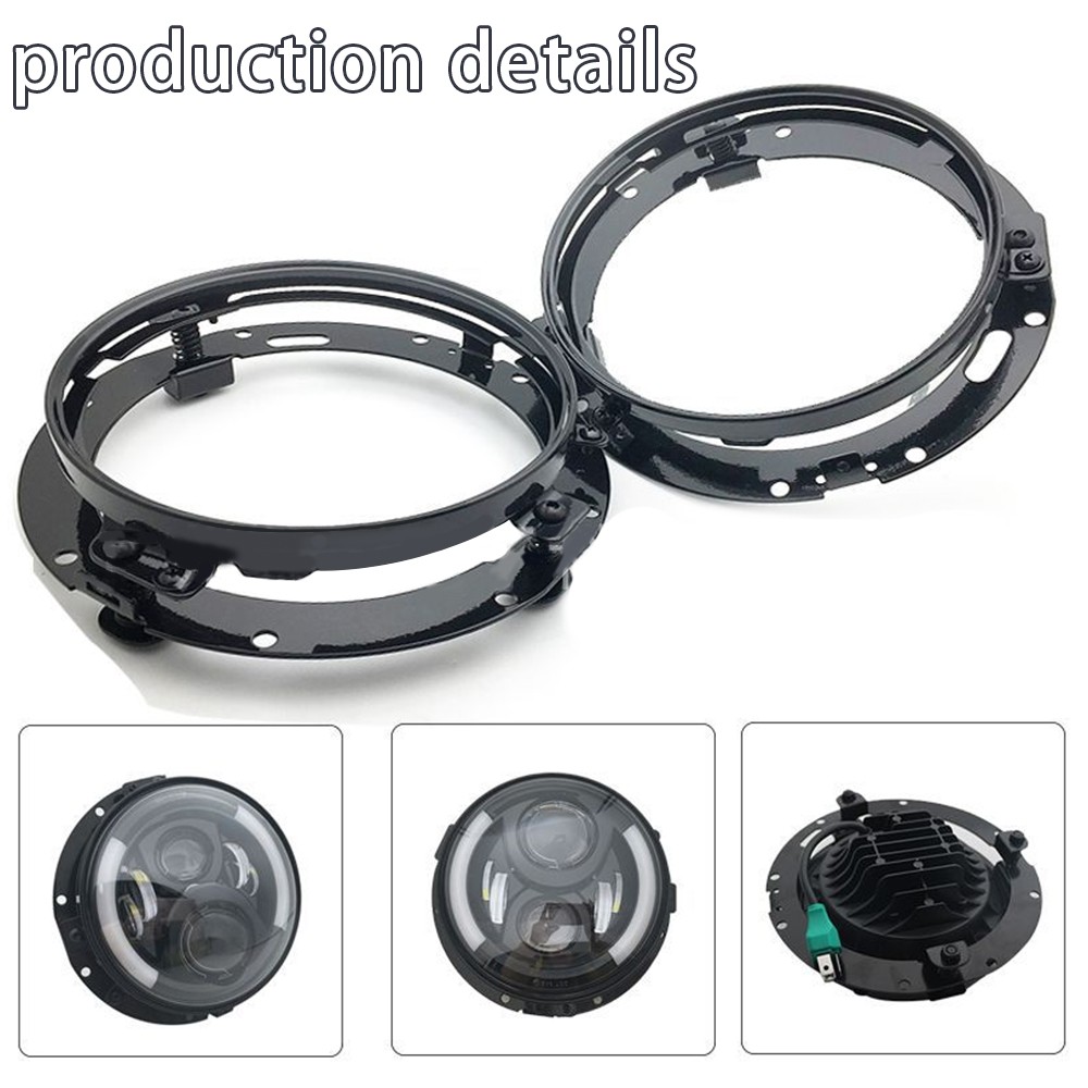 Headlight Mounting Bracket For H Arley FLHTCU FLHTK FLHX Black 7 Inch Holder — image 2