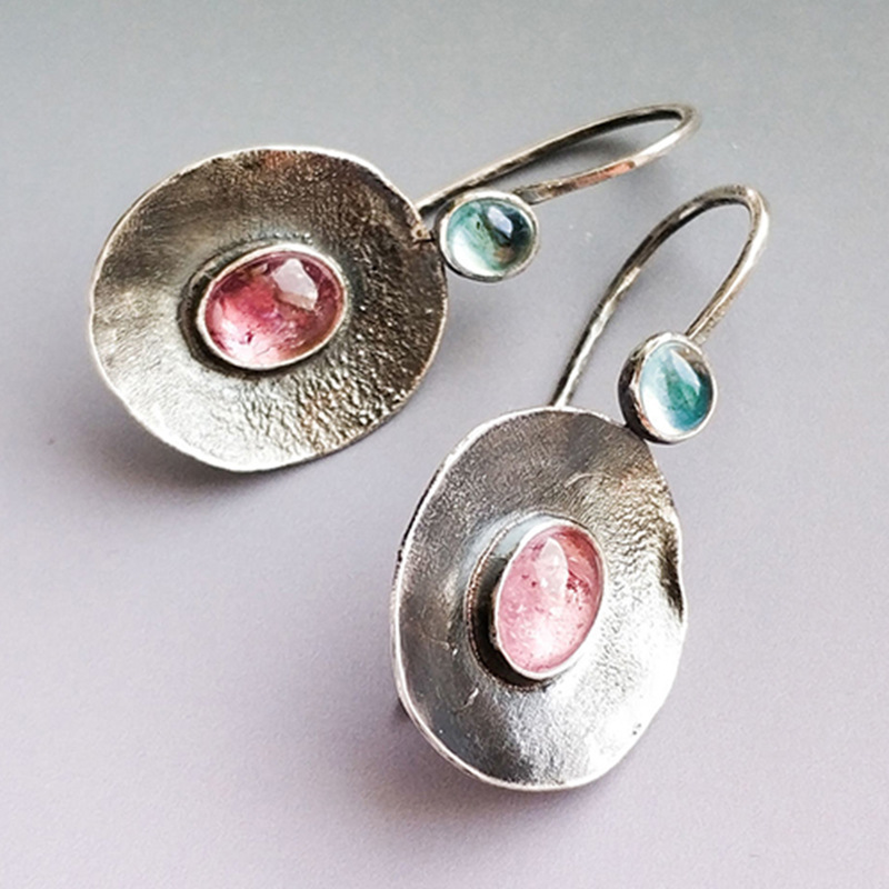 Title 9, Dangle Earring Pendientes Marbled Dripping