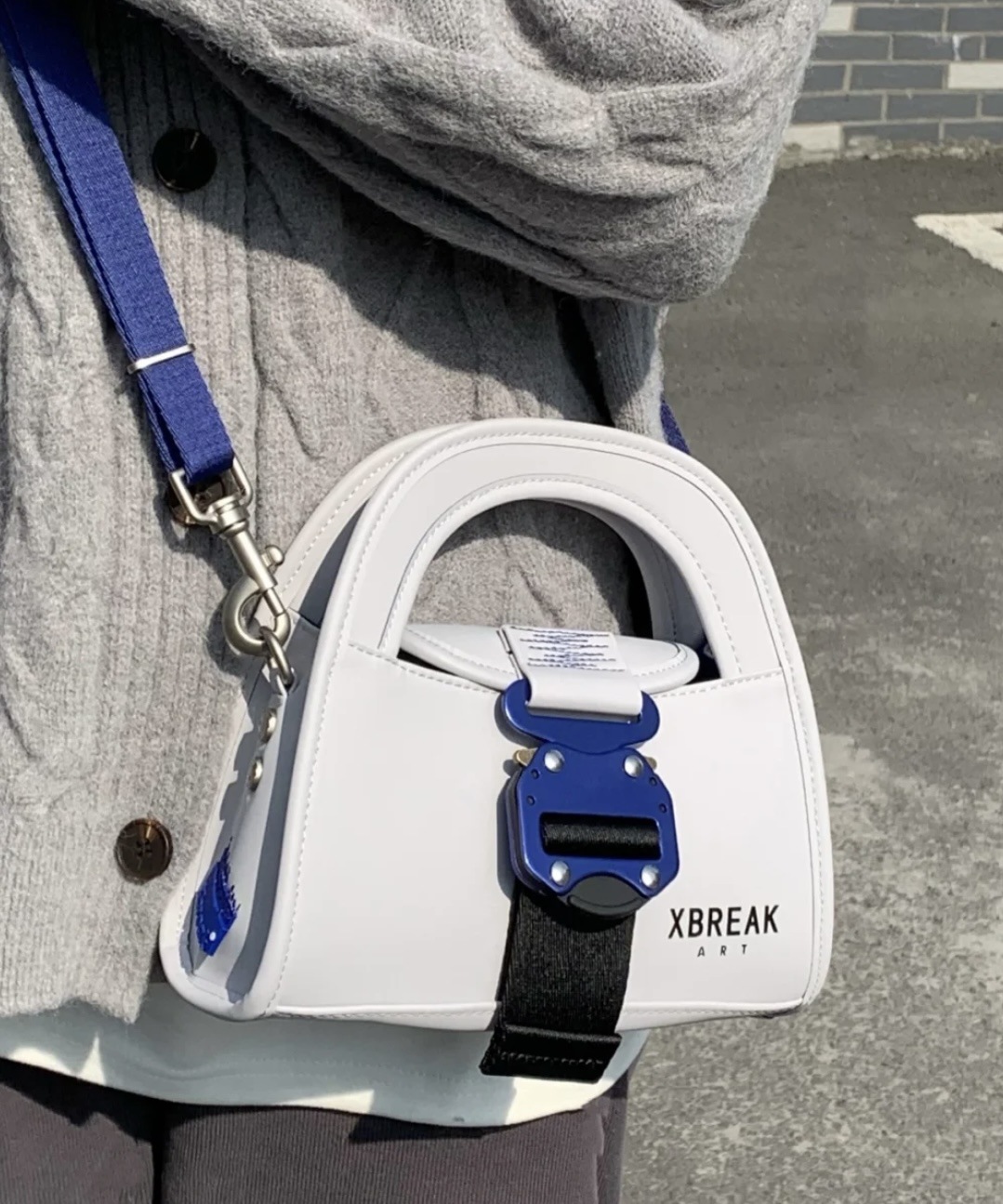 Title 2, Fashion One Shoulder Crossbody Bag Klein Blue