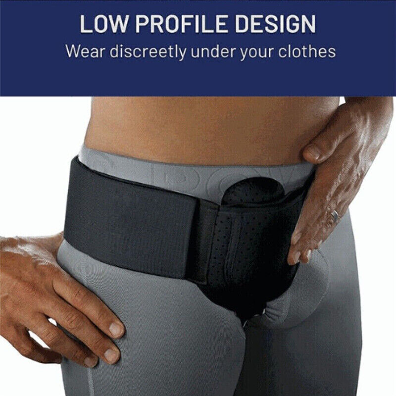 Inguinal Groin Hernia Belt Abdominal Removable Support Truss Brace Men — image 10