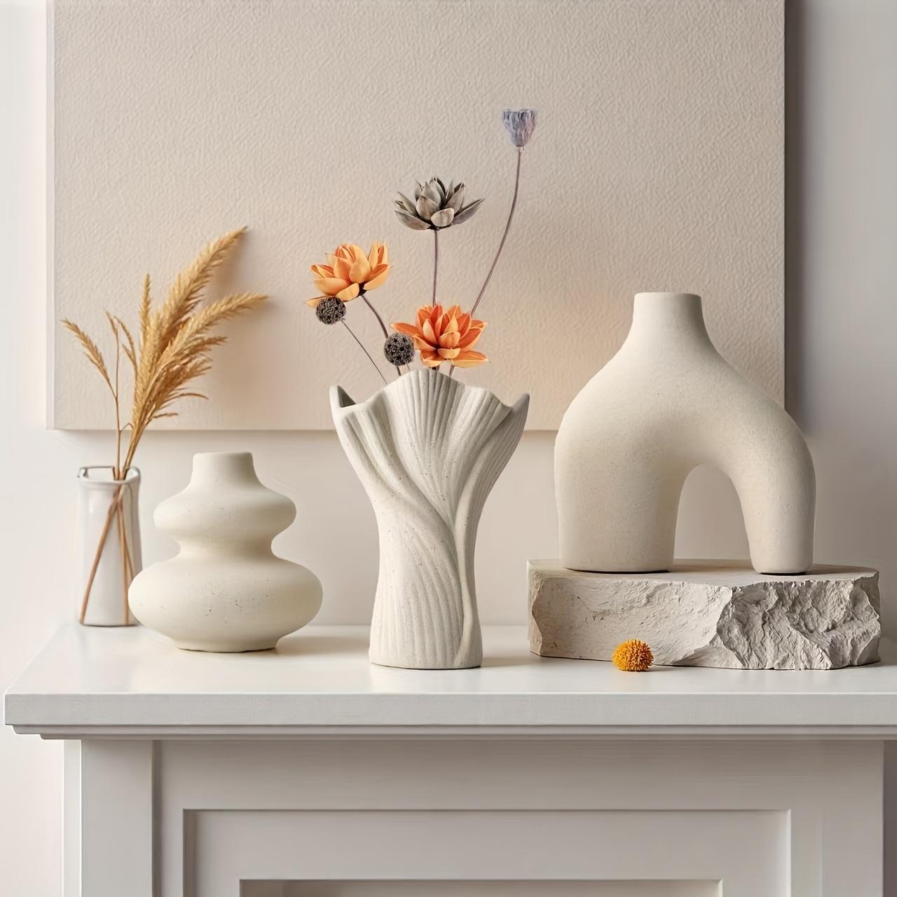 Bohemian Style Creative Simple Small Vase Set, Home Decor Indoor Desktop Ornament, Flower Arrangement Decoration Gift