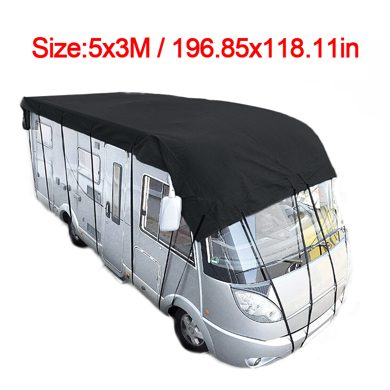 5-8.53m RV Protective Roof Top Cover For Motorhome Caravan Camper Vehicles — image 5