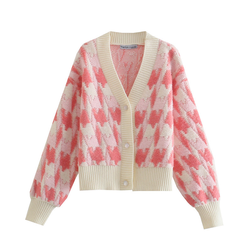 Short V-neck Cardigan Street Hipster Fashion