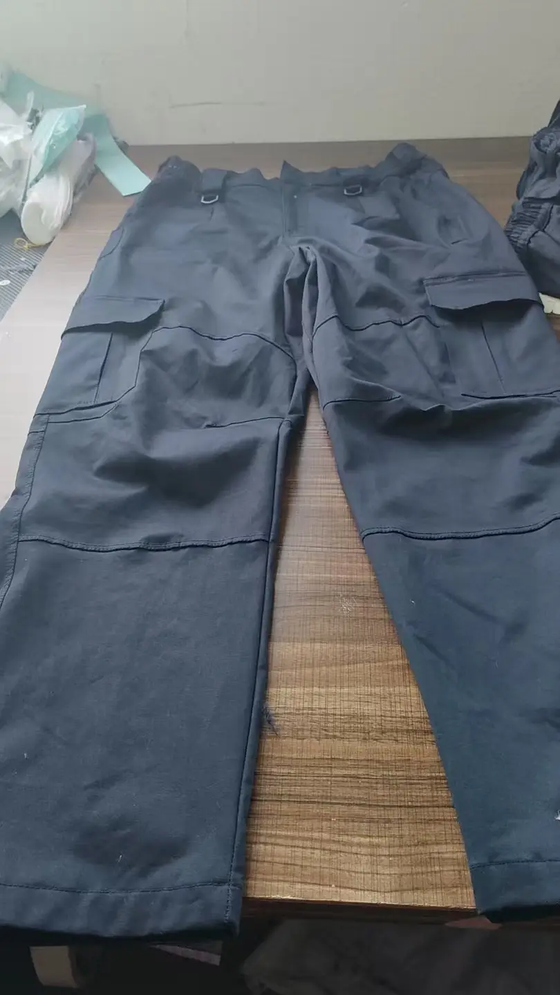 Men Multi-Pocket Outdoor Sports Work Pants Hiking Cycling Casual Trousers-Does Not Include A Belt.