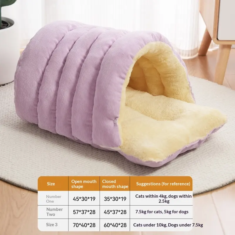 Sleeping Bag-style Cat Bed