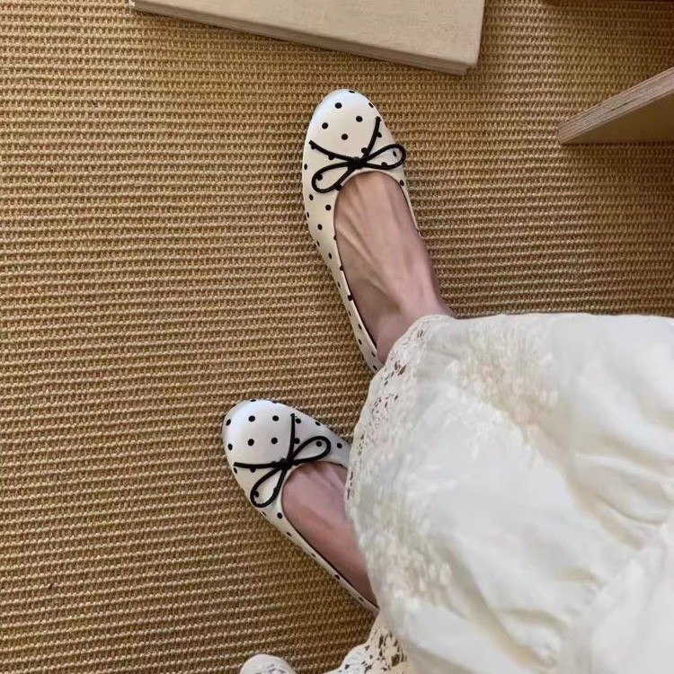 Polka Dot Mary Jane Flats, picture 2 of 4