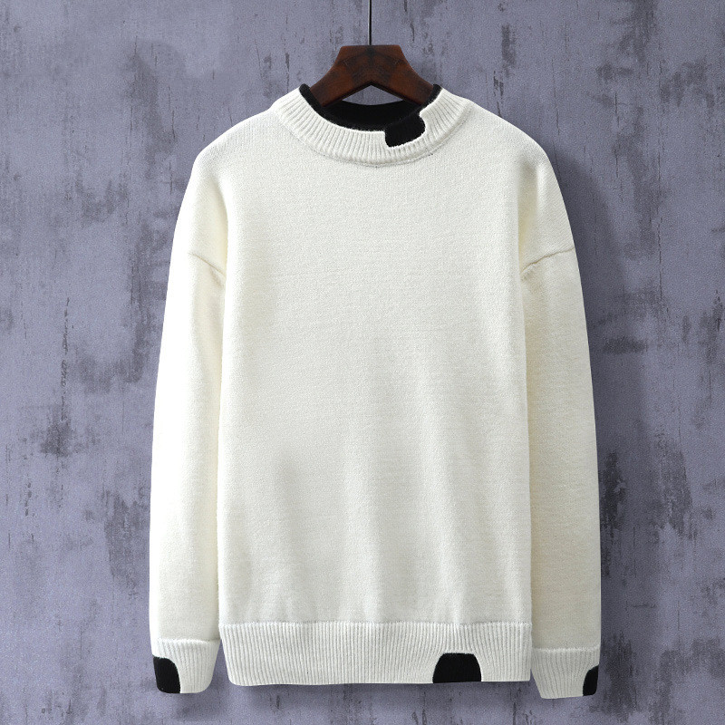 Oversized Round Neck Pullover Knit Bottoming Shirt