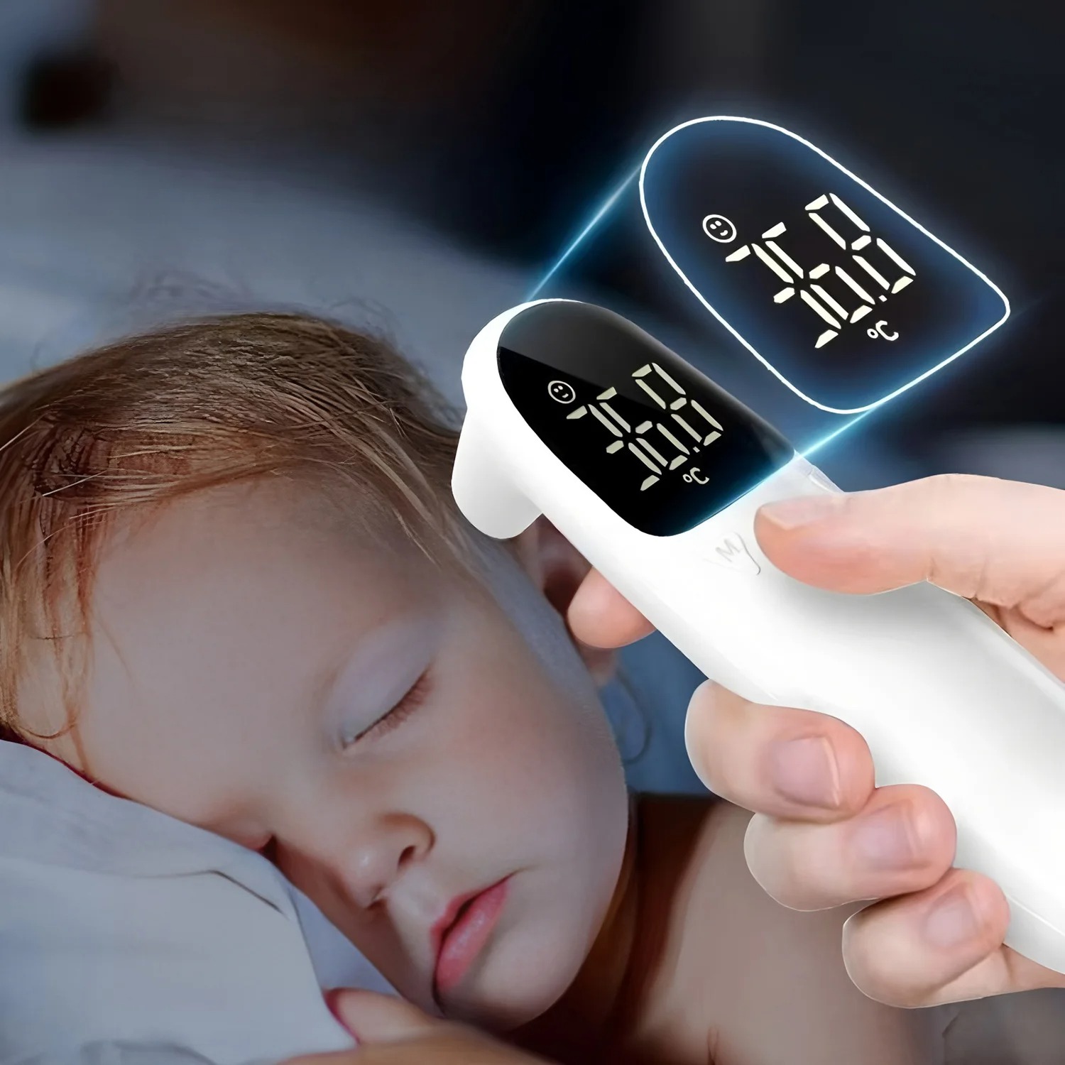 Medical Body Thermometer Multi Function Temperature Meter Home Non-contact For Child  Fever Measure Tool Ear Thermograph