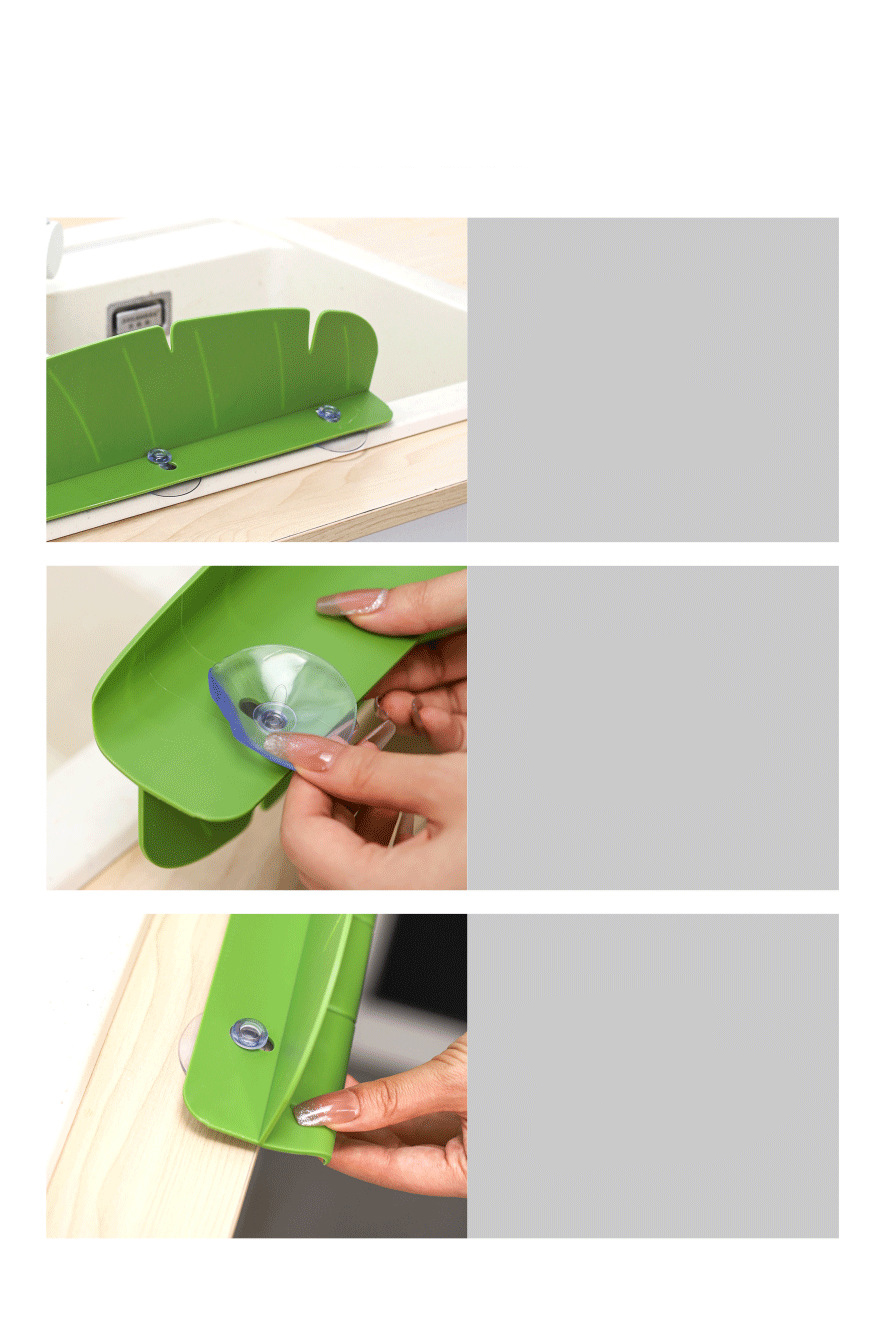 Title 2, Silicone Kitchen Sink Splash Guard With Suction...