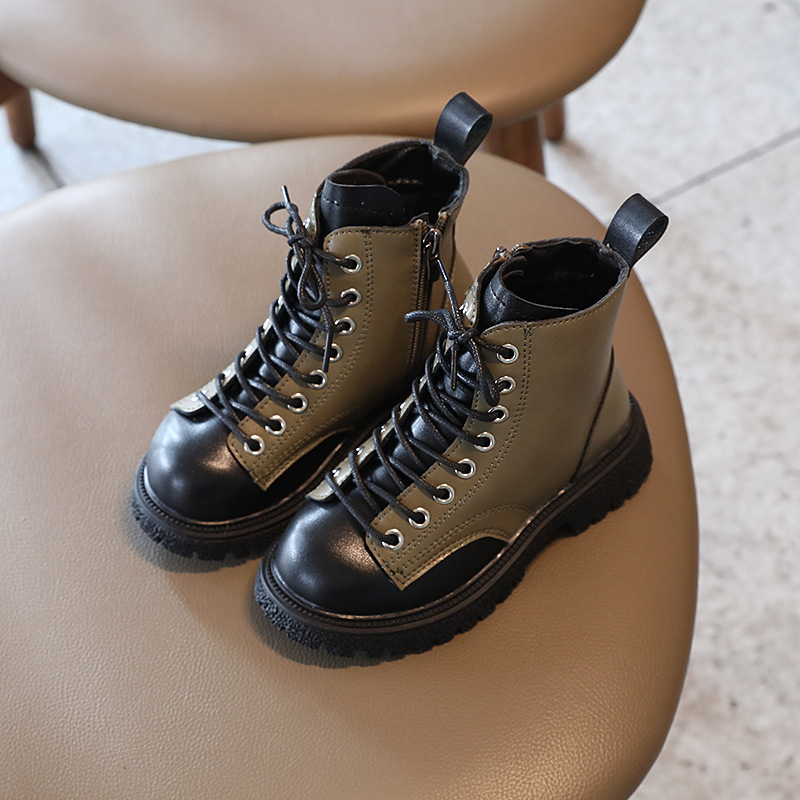 Fashion Casual British Style Children Boots