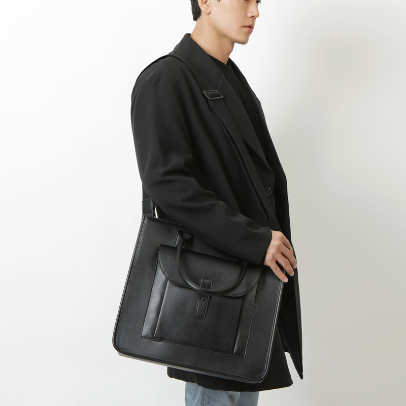 Shoulder Messenger Bag Men's Simple Casual Business Men And Women — foto 2