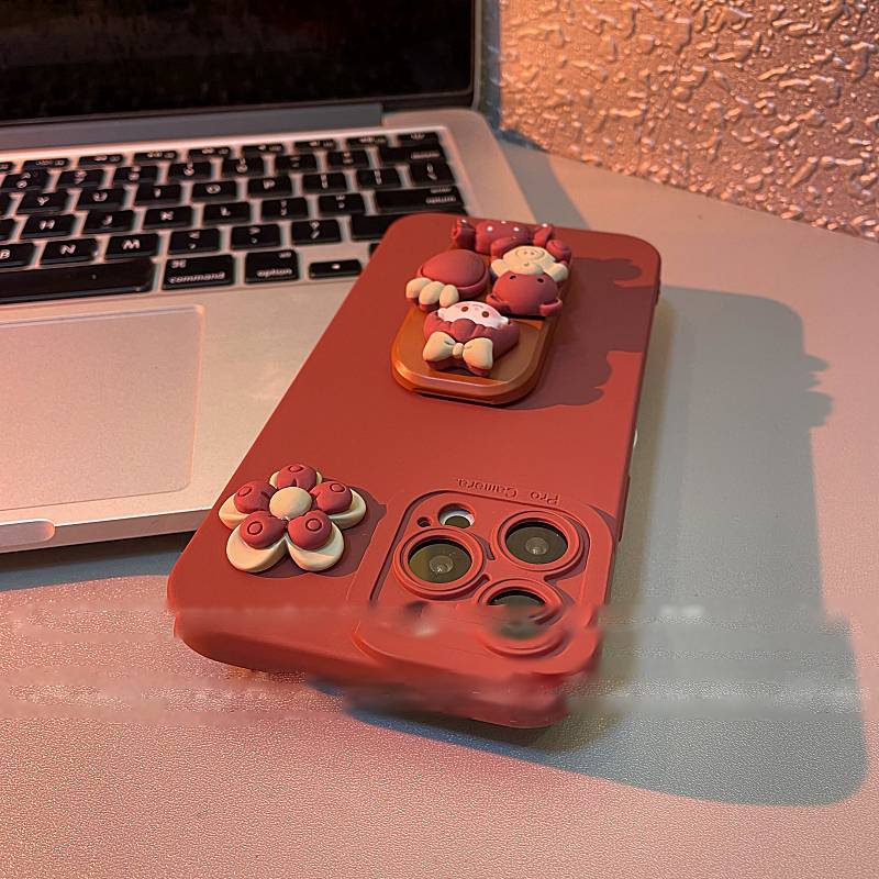Girls Bear Carrot Candy Phone Case Cover - Image 4