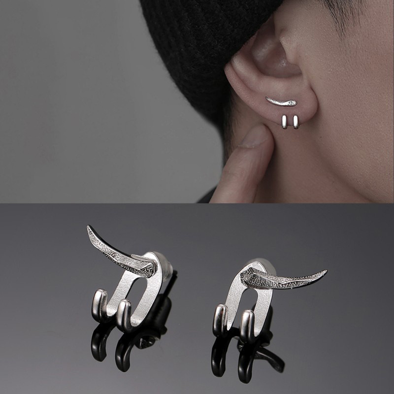 Men's Simple Hook Detachable Earrings