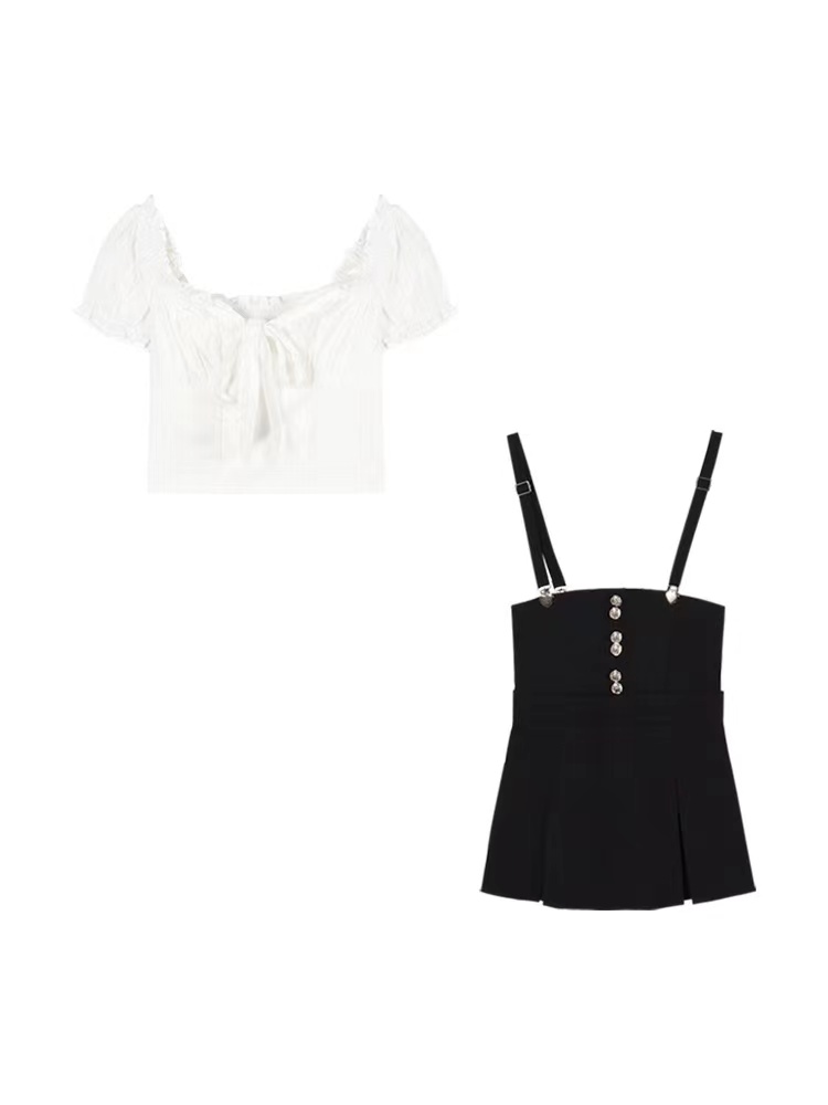 Shirt Suspender Skirt