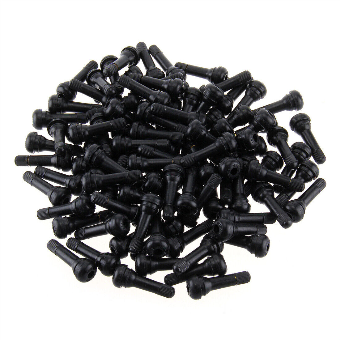1 00 Pcs TR414 New Tubeless Rubber Car Tyre Wheel Valves Universal Black — image 12