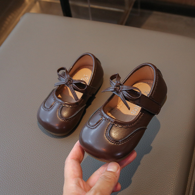 Sweet Bow Princess Shoes For Little Girls, Korean Edition Fashion, Single Shoes For Girls, Children's Shoes — foto 6