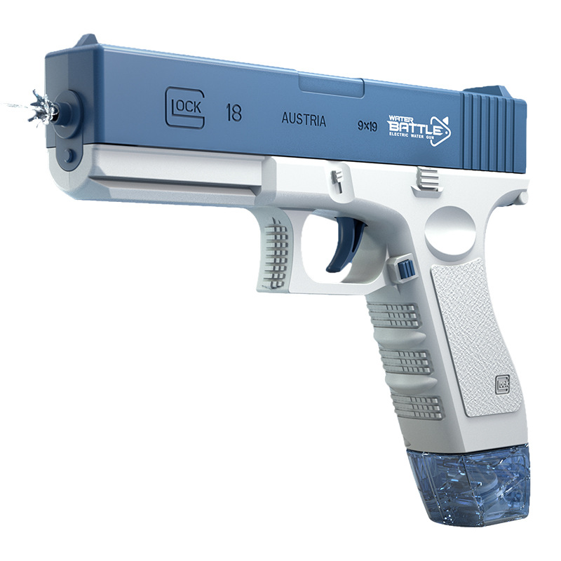 Cross-border New Glock Electric Continuous Water Gun Children's Toy Summer Summer Large Spray Water Gun Wholesale