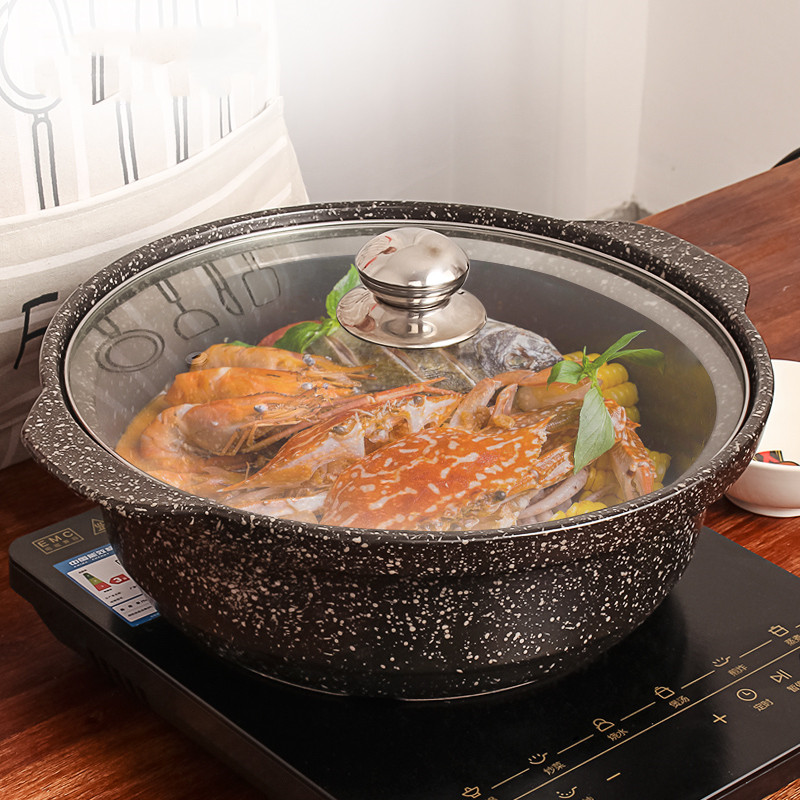 Stone Casserole Heat-resistant Health-care Ceramic Soup Pot