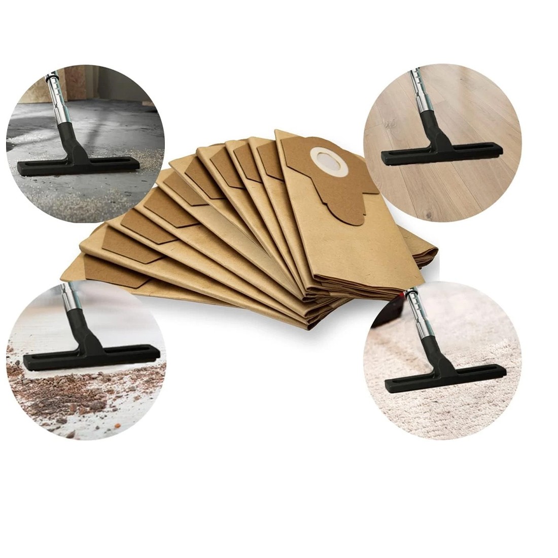 10pcs 20L Vacuum Cleaner Accessories Dust Bag Filter Garbage — image 9