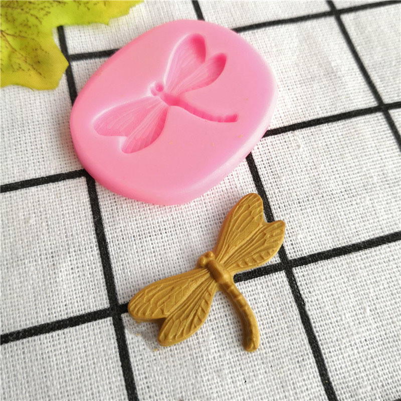 Cake DIY Decoration Accessories New Dragonfly Silicone Mold