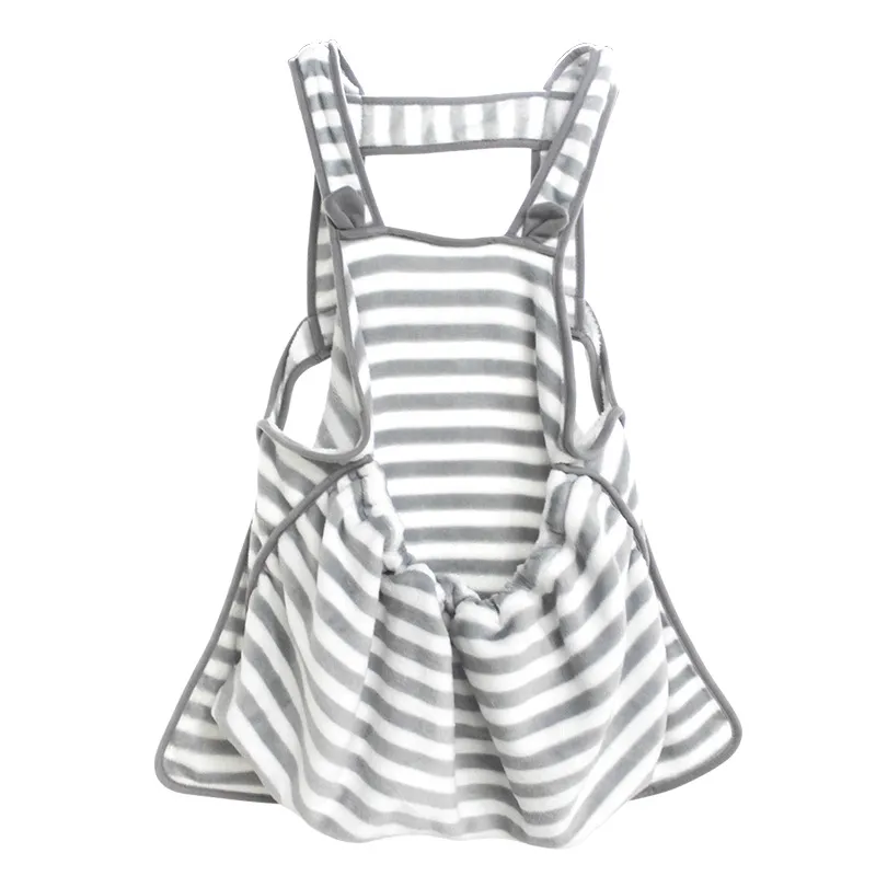 Pets Apron Women Touch The Cat Small Dog Clothes Non-stick Anti-grab For Pets - Striped