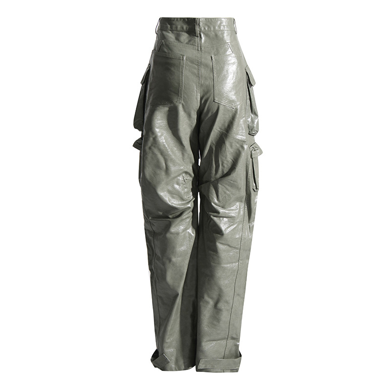 Title 2, Pantaloni Casual a Gamba Larga da Donna New Hig...