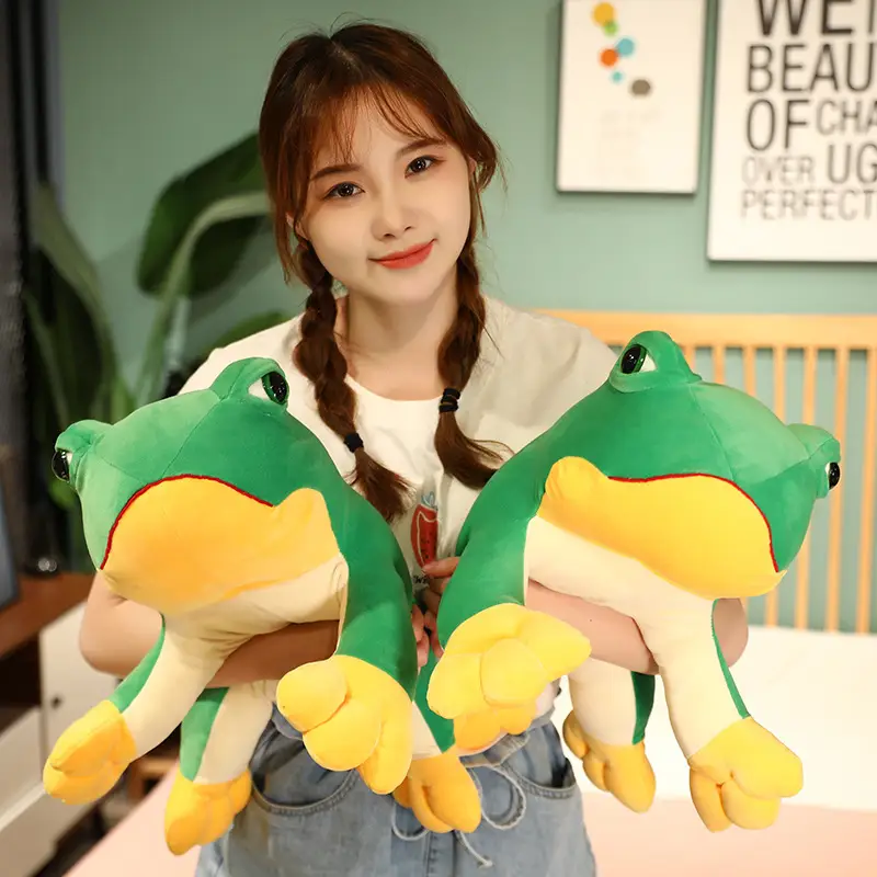 Simulation Frog Plush Toy Sleeping Rag Doll
