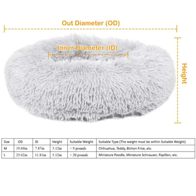 Soft And Warm Wool Dog Cat Bed Style1 - Shop at LoveMi