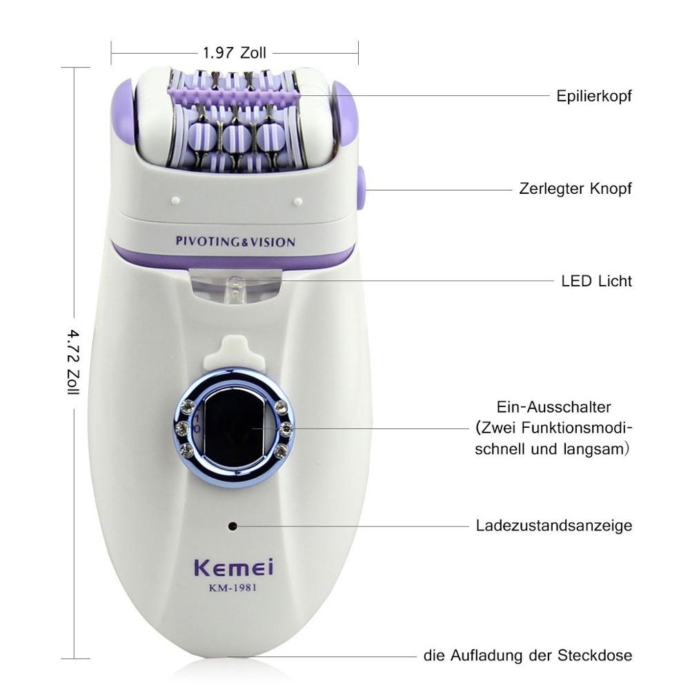 Cross-border Kemei New Electric Lady Epilator Epilator KM-2668 Shaver