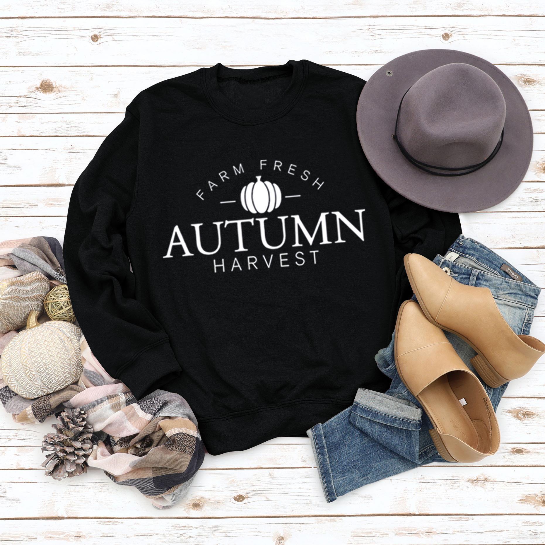 Letter Round Neck Fashionable Loose Long Sleeve Sweater