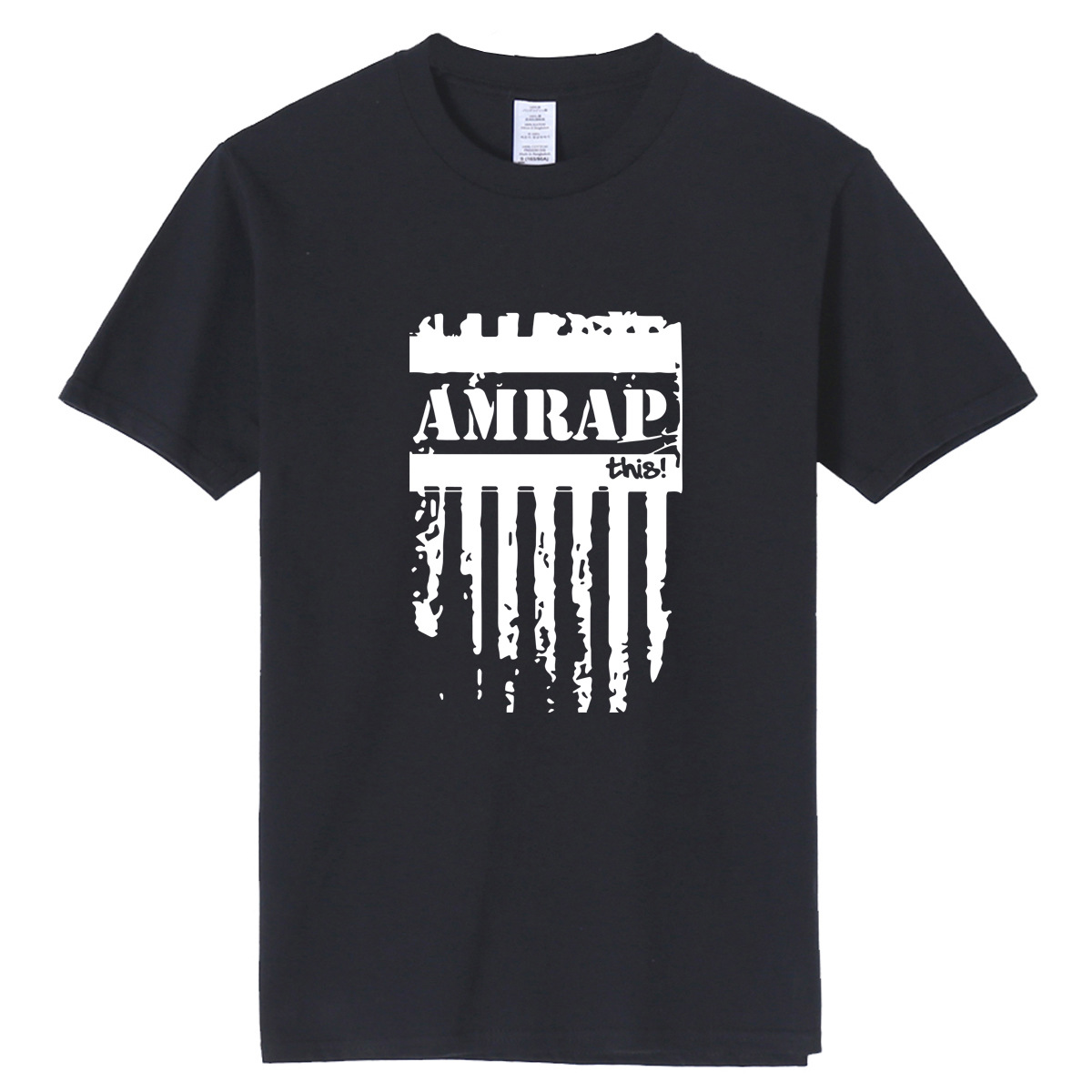 Title 7, T-shirt de sport pour homme à col rond AMRAP St...