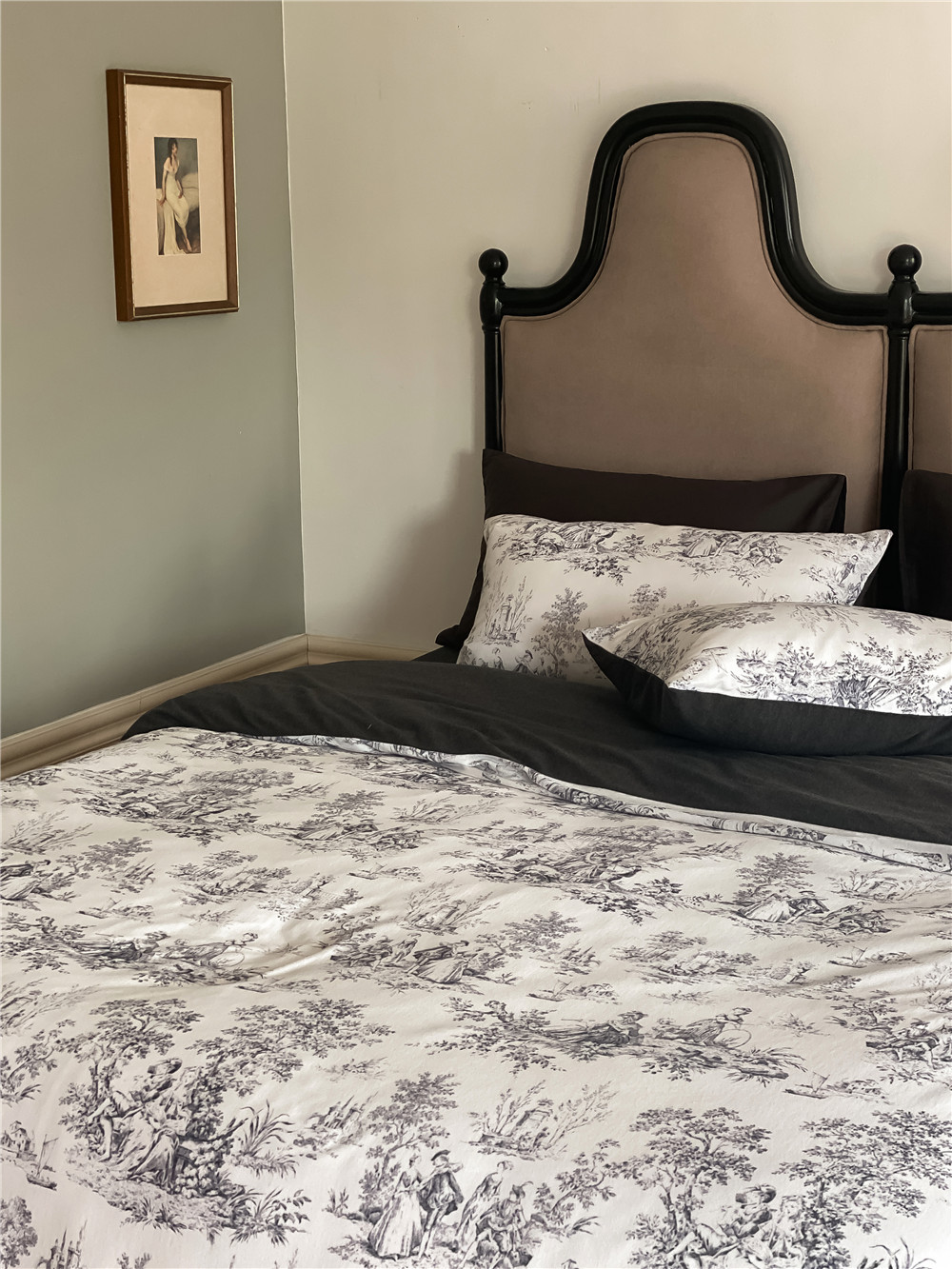 Pure Cotton Knitting Printed Linen Sheet Quilt Cover Bedding