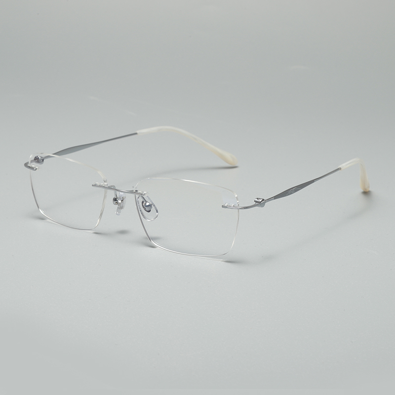 Lijia LJGOOD Pure Titanium Anti Blue Light Goggles Fashion Glasses 1816