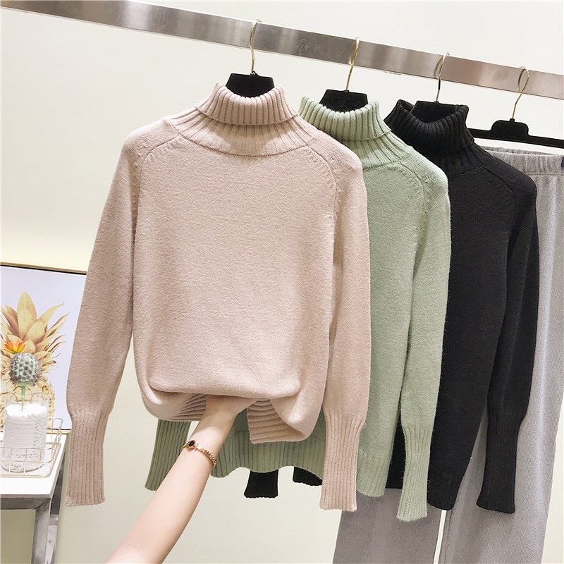 Title 4, Slim-fit Knit Sweater Women Loose Long-sleeved ...