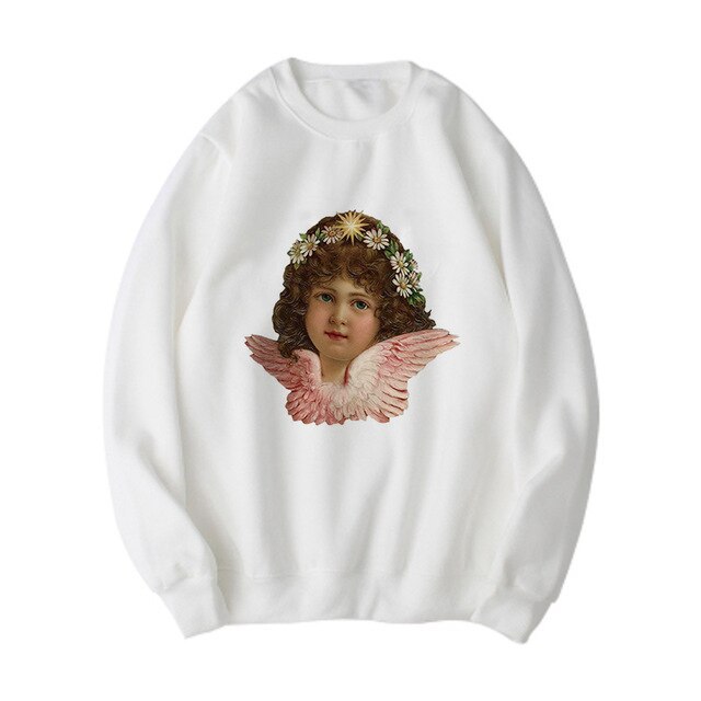 Title 4, Ladies Fashion Victoria Angel Print Long Sleeve...