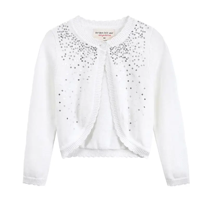 Baby Western-style Girls Knitted Cardigan Jacket