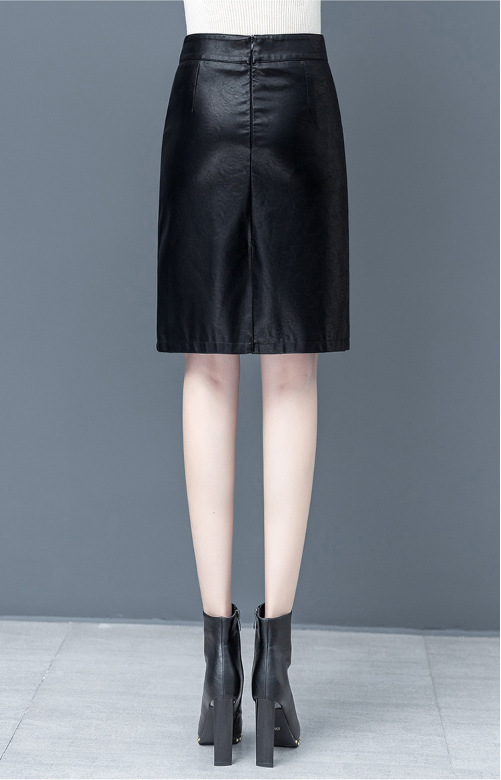 Title 3, Herfst- en Winter High Waist Rok, Figuurcorrige...