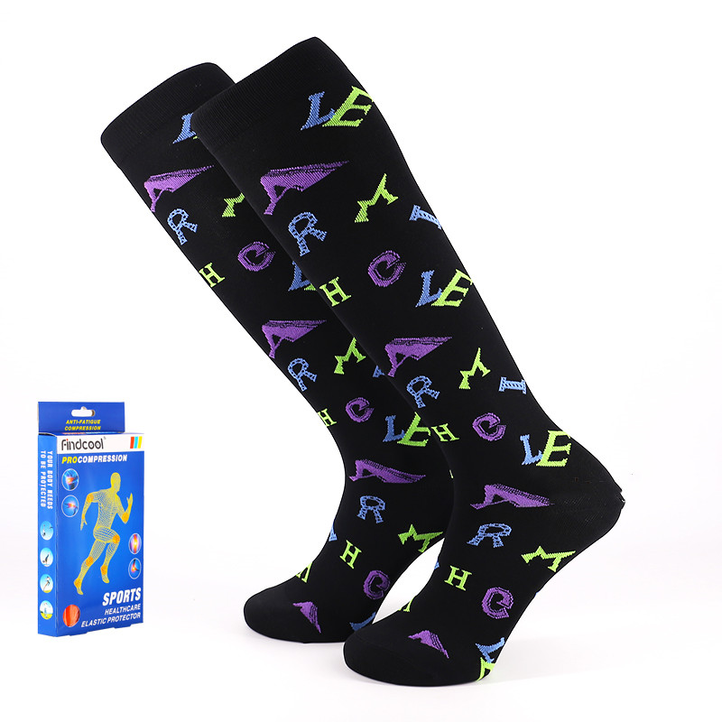 Title 6, Long Running Socks High Tube Cycling Socks