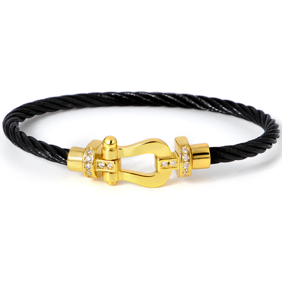 European And American Fashion Wire Rope Magnetic Buckle Bracelet