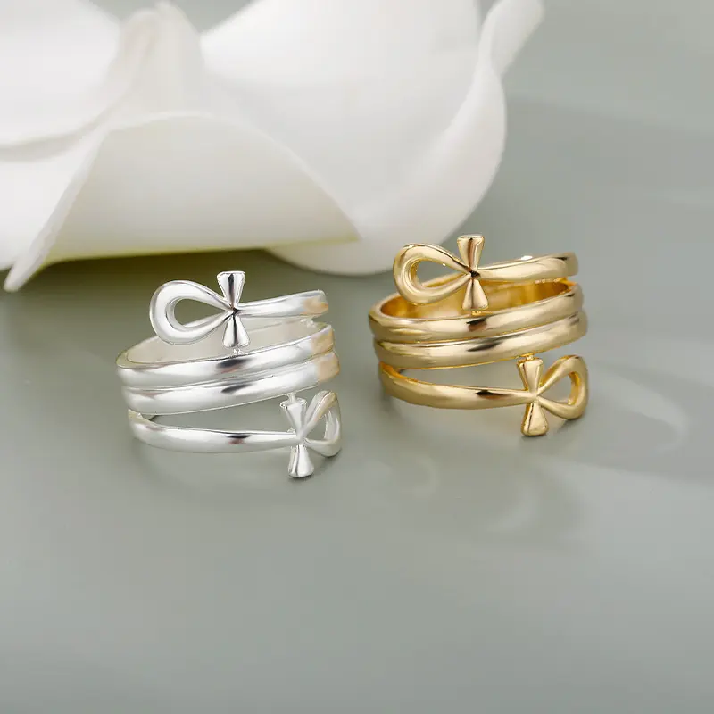 Indian Double Layered Rings Couple