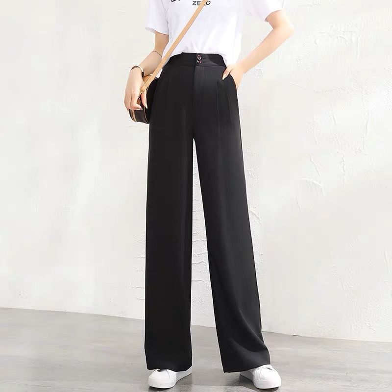 Title 1, Loose And Slim Straight Casual Mopping Chiffon ...