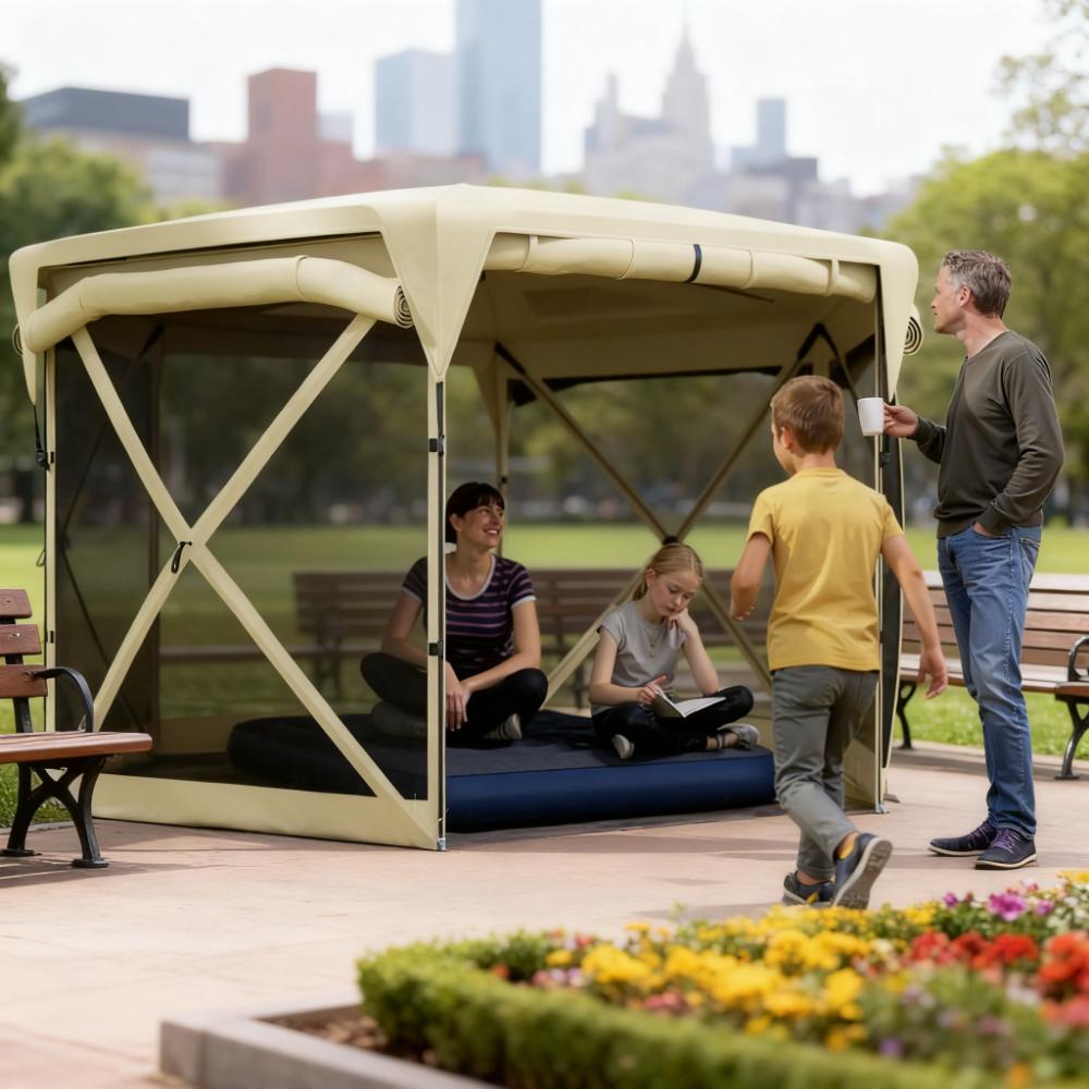 11 X 11ft Up Tent With Removable Roof Cover