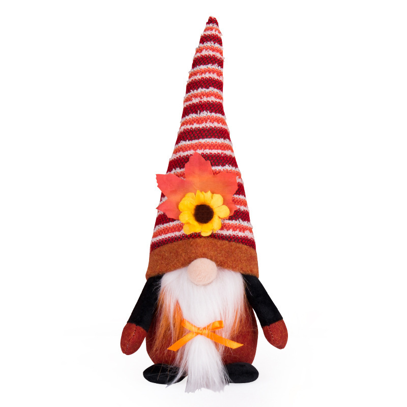Thanksgiving Sunflower Faceless Baby Doll - Image 4