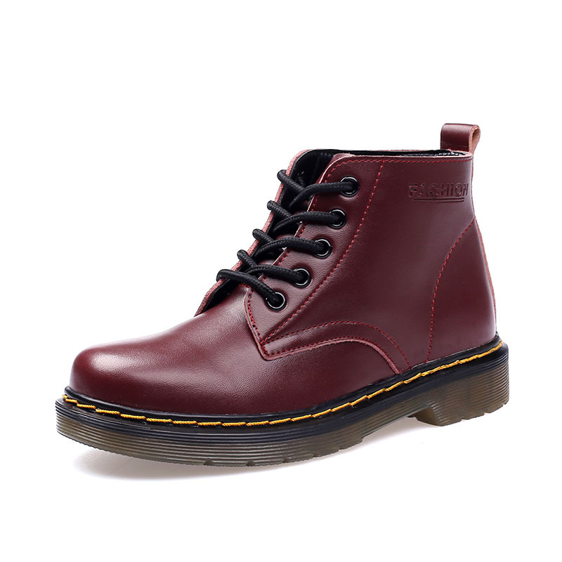 Title 7, Bottines courtes en cuir pour femmes avec talon...