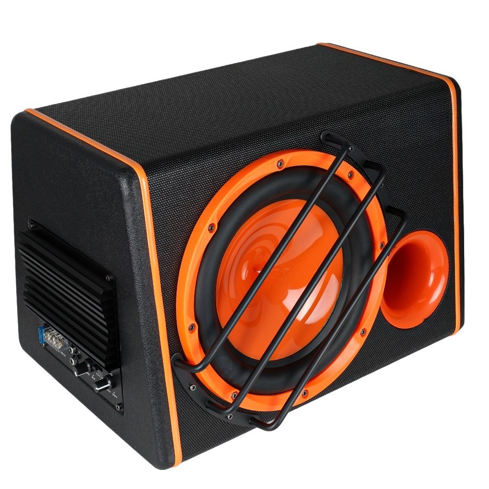 1 000W 10 Inch Bass Box Car Audio Sub Woofer AMP Active