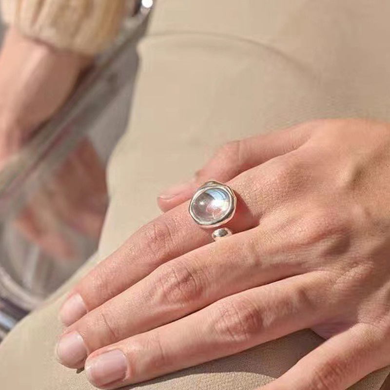 European And American Cool Style Advanced Light Luxury Adjustable Ring