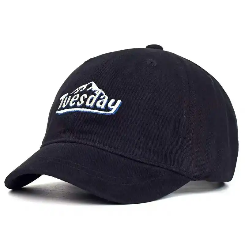 Men's And Women's Short-brimmed Mountain Peak Lettered Soft-top Simple Casual Style Baseball Cap Suitable For Outdoor Outings, Daily Commutes, Hats