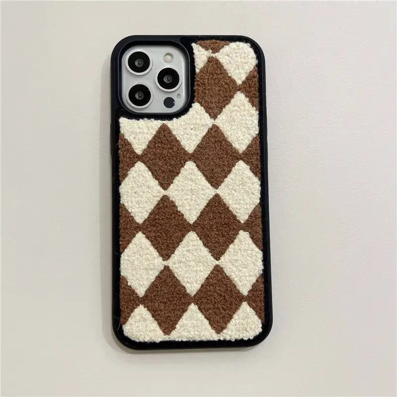 Autumn And Winter Plush Retro Royal Phone Case Soft Shell