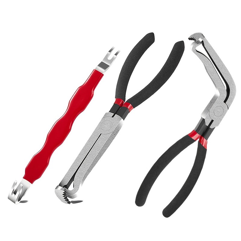 3x Electrical Connector Disconnect Pliers For Cars Automotive Plug Removal Plier