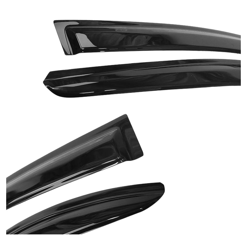 Fits 08-17 M Itsubishi Lancer Acrylic Window Visors Rain Sun Guard Deflector 4PCS